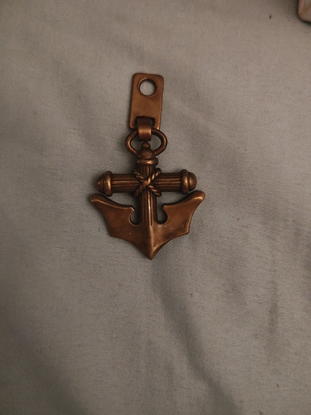 James Avery Retired/Rare Anchor Pendant in Bronze